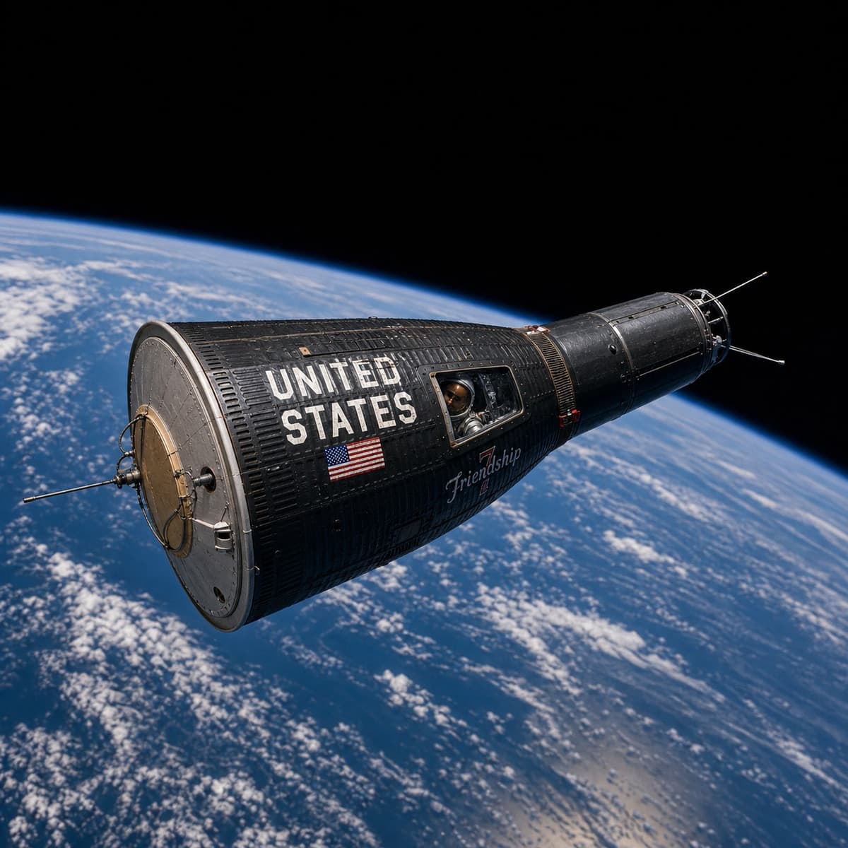John Glenn Orbits Earth (milestone, 1962)