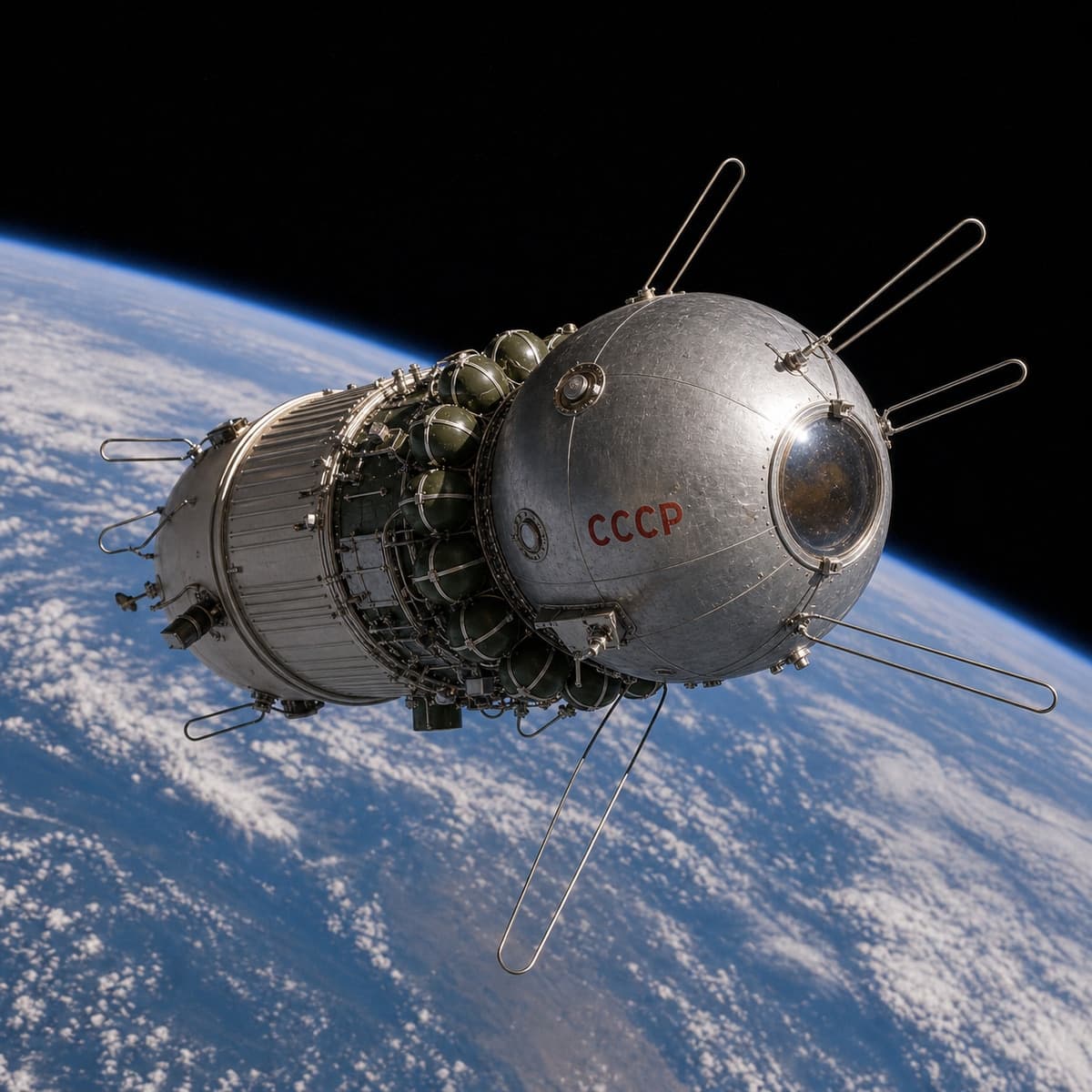 Yuri Gagarin Orbits Earth (milestone, 1961)
