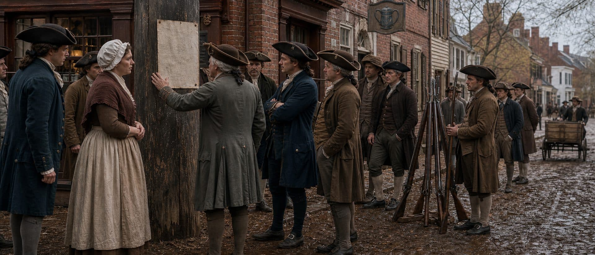 Fighting began at Lexington and Concord in April 1775. Thomas Paine's 'Common Sense' (Jan 1776) sold an estimated 100,000+ copies and turned opinion toward independence.