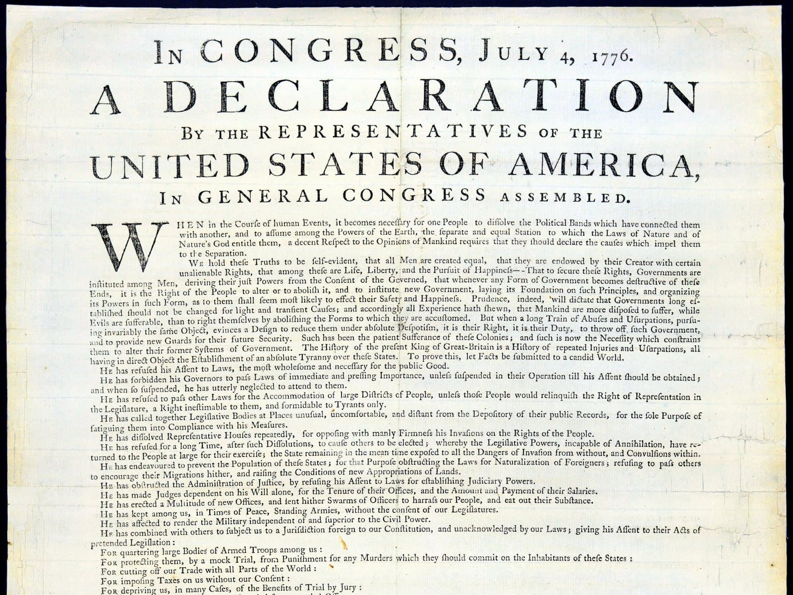 The first Declaration