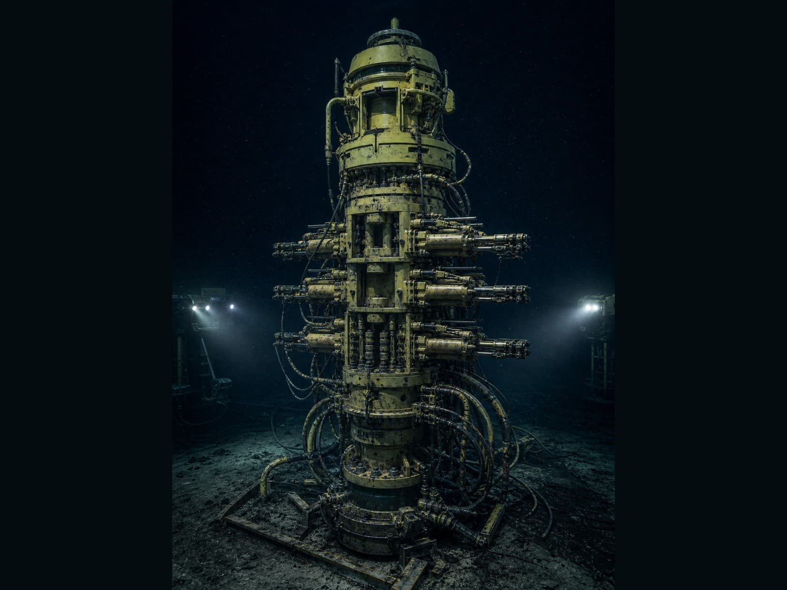 The blowout preventer (BOP)