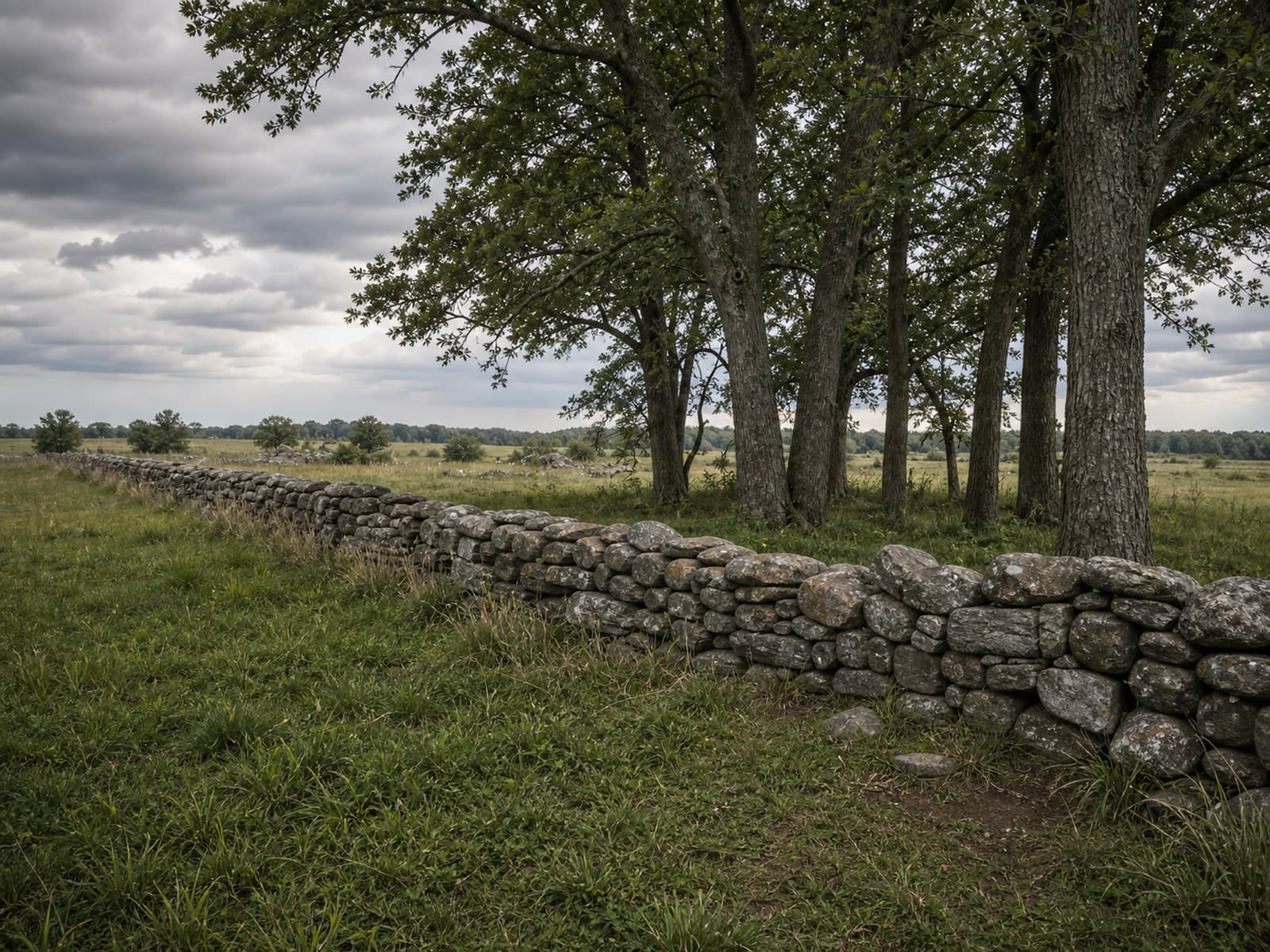 The Angle & the Stone Wall