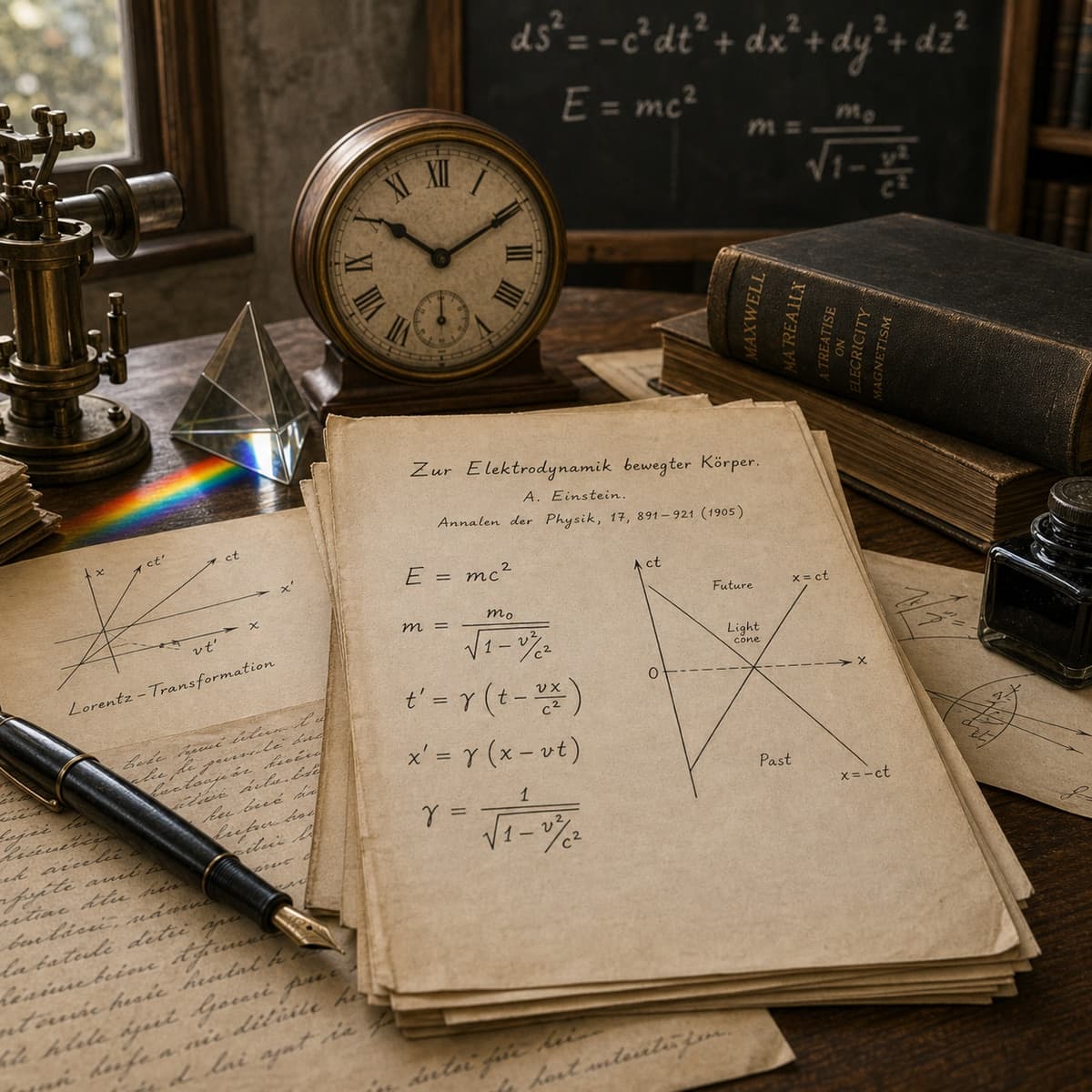 Relativity Papers (invention, 1905)