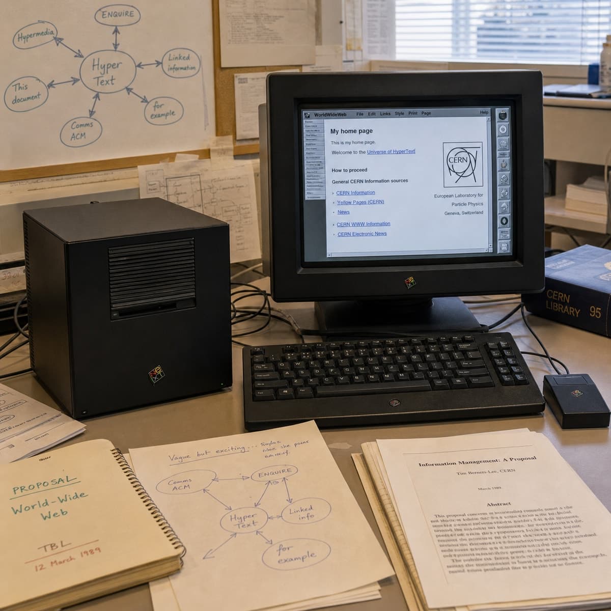 World Wide Web (invention, 1989)