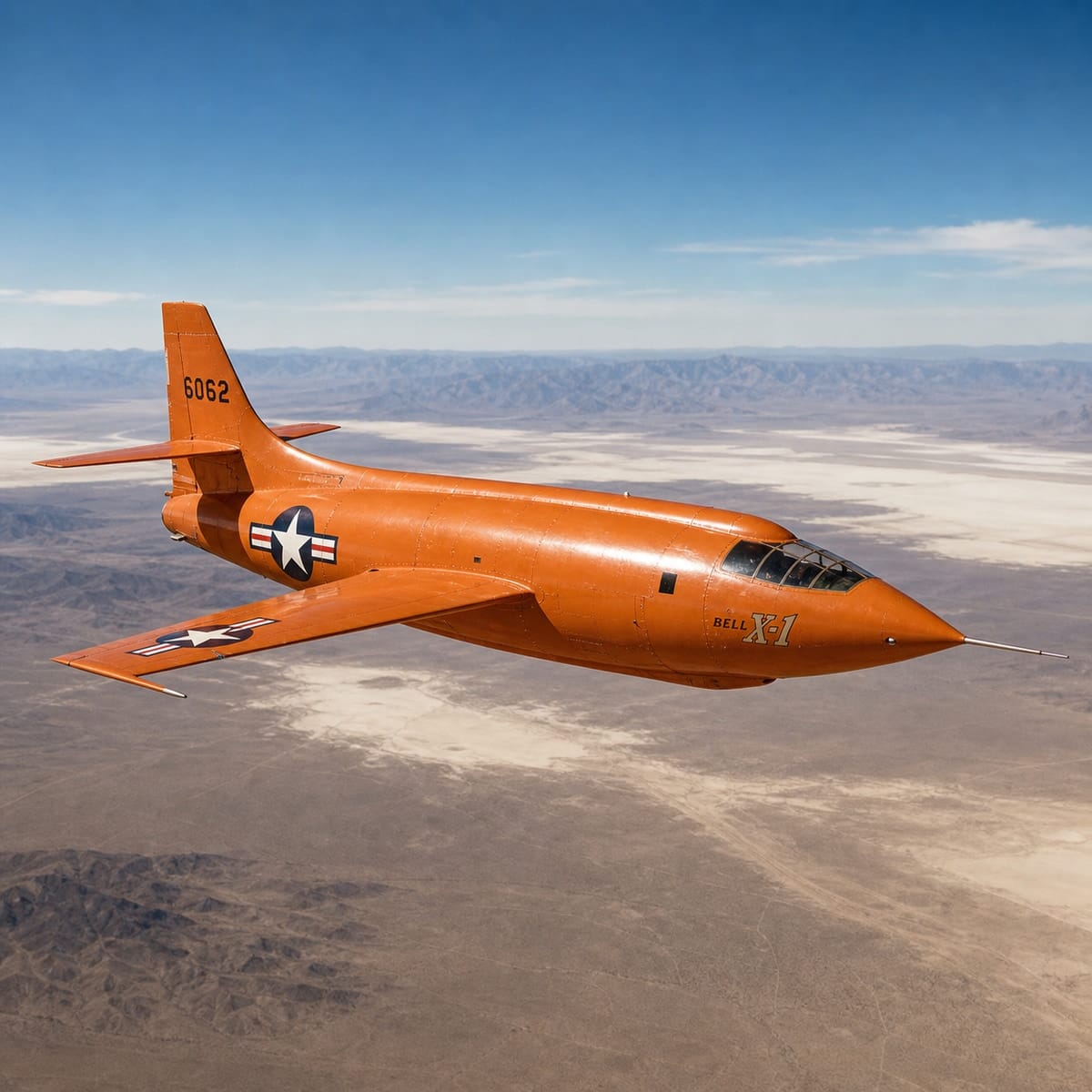 Bell X-1 Breaks the Sound Barrier (milestone, 1947)