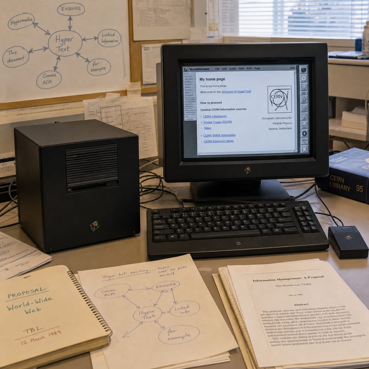 World Wide Web (invention, 1989)