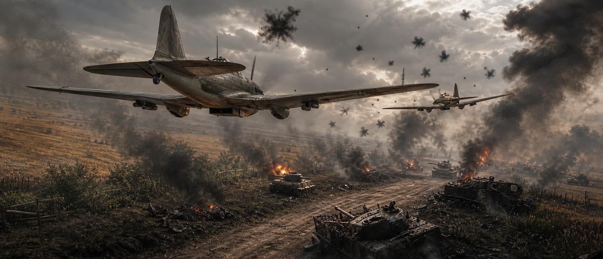 The Il-2 Sturmovik — produced in greater numbers than any other WWII aircraft — was the primary Soviet ground-attack platform at Kursk.