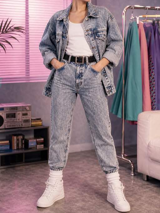 Acid-Wash Denim