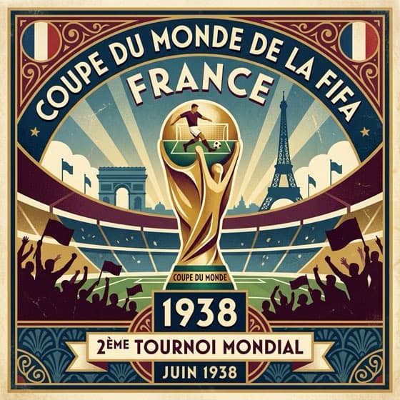 1938 World Cup poster