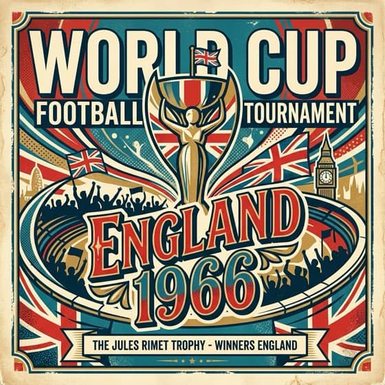 1966 World Cup poster