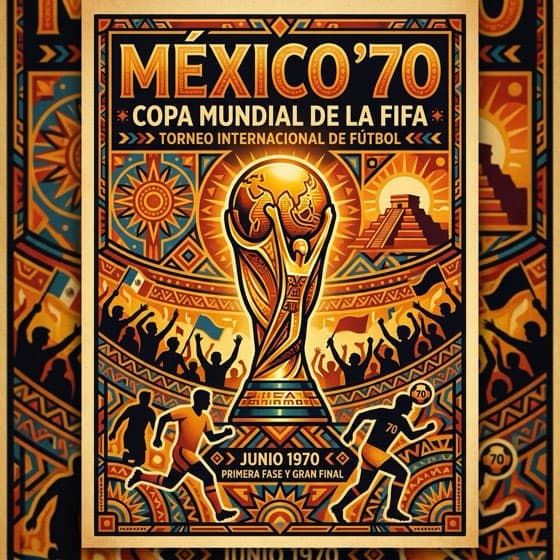 1970 World Cup poster