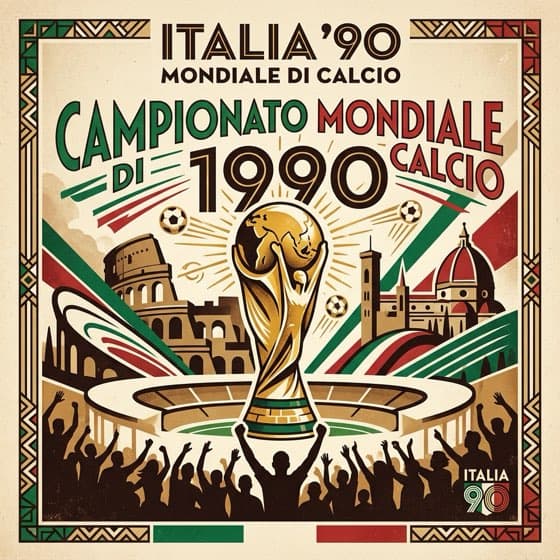 1990 World Cup poster